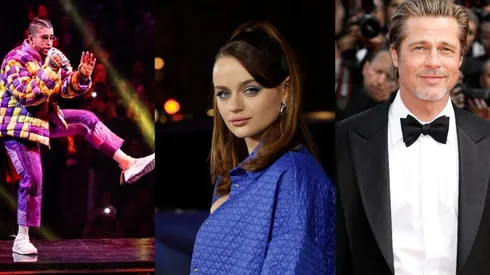 Bad Bunny, Joey King y Brad Pitt