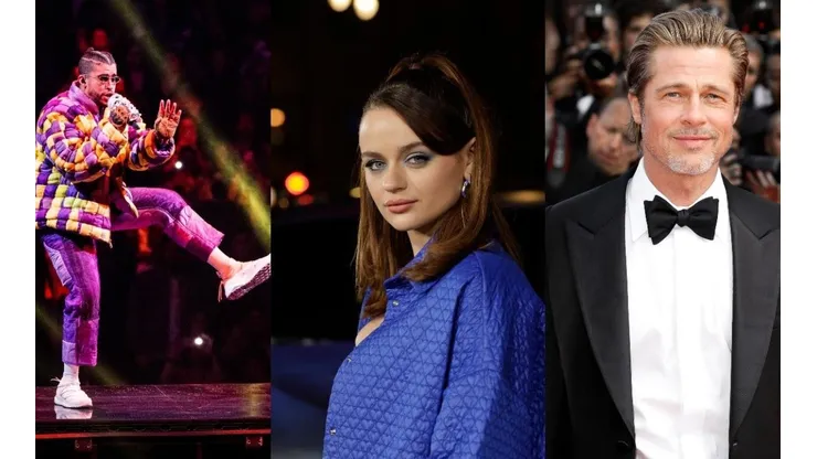 Bad Bunny, Joey King y Brad Pitt