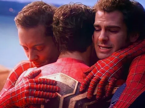 Tom Holland, Tobey Maguire y Andrew Garfield recrean el famoso meme de Spider-Man