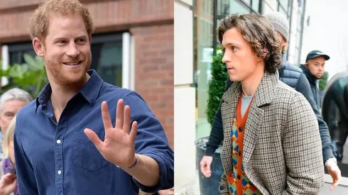 Tom Holland y el Príncipe Harry
