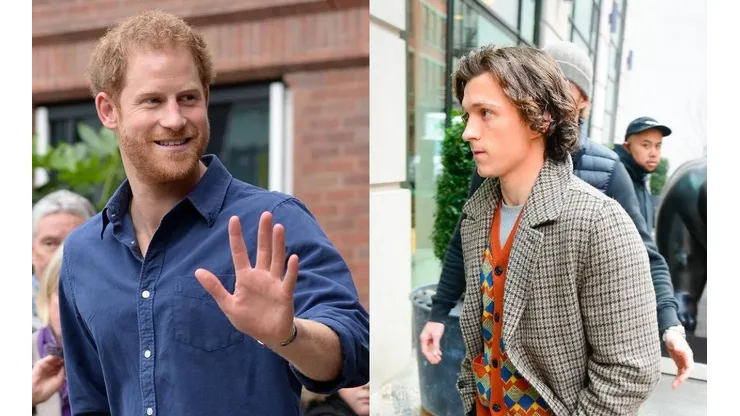 Tom Holland y el Príncipe Harry