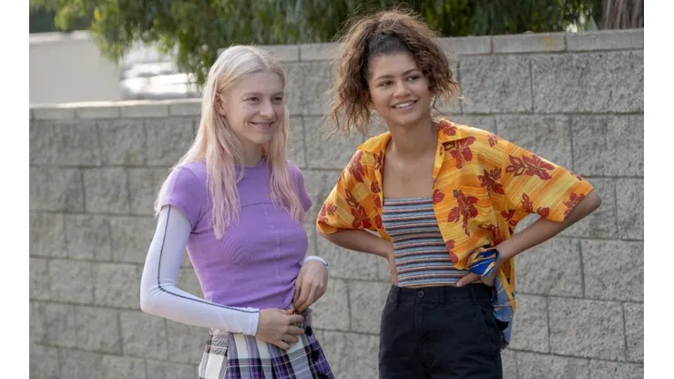 Zendaya y Hunter Schafer protagonizan Euphoria.