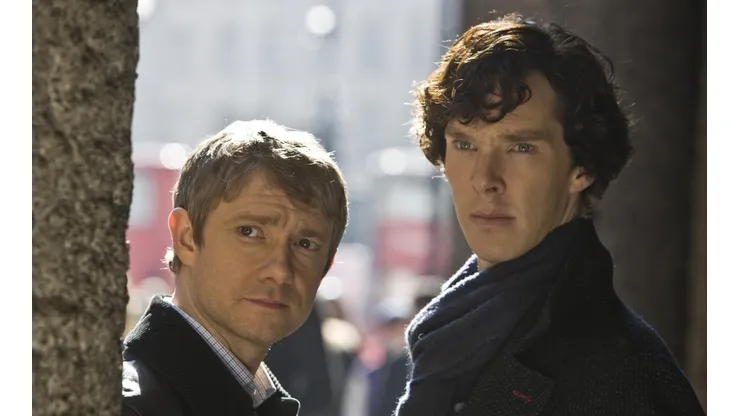 Benedict Cumberbatch y Martin Freeman protagonizaron Sherlock.
