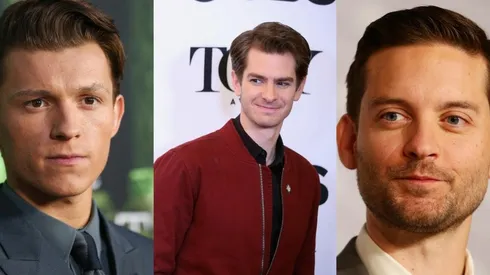 Tom Holland, Andrew Garfield y Tobey Maguire, reunidos para hablar de Spider-Man.