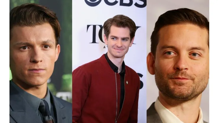 Tom Holland, Andrew Garfield y Tobey Maguire, reunidos para hablar de Spider-Man.