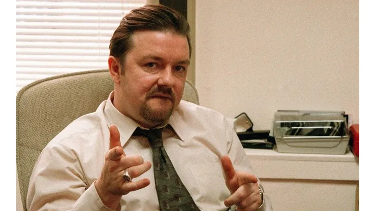 Ricky Gervais protagoniza la versión británica de The Office.