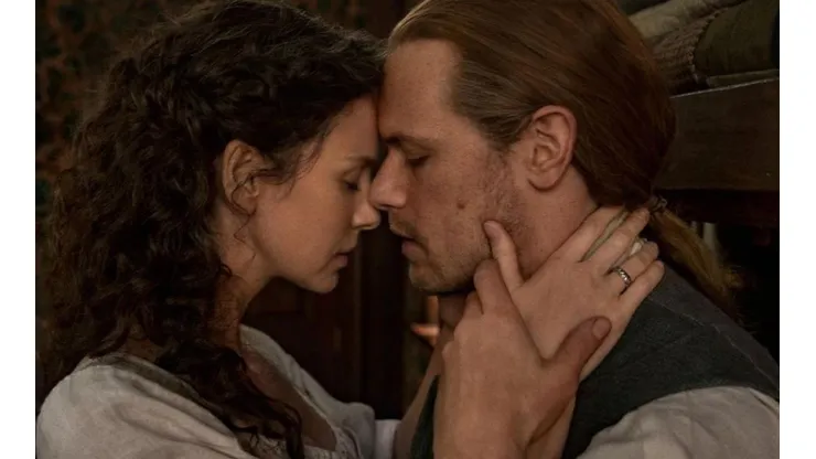 Sam Heughan y Caitriona Balfe