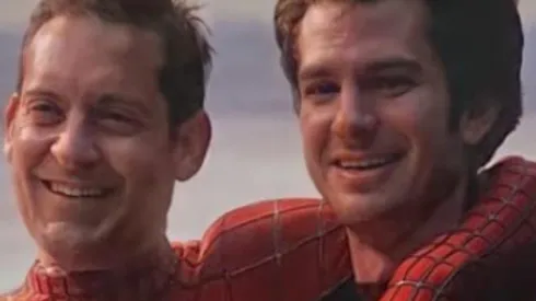 Andrew Garfield y Tobey Maguire en No Way Home