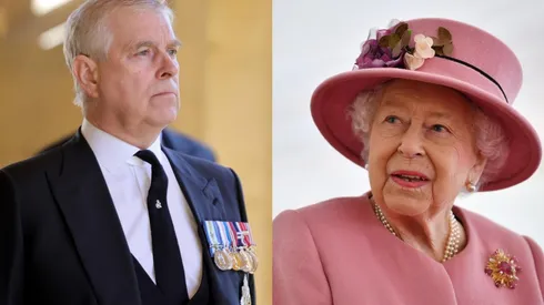 Príncipe Andrés y Reina Isabel