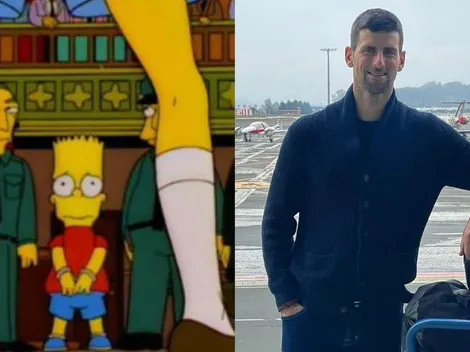 Los Simpson predijeron el escándalo de Novak Djokovic en Australia