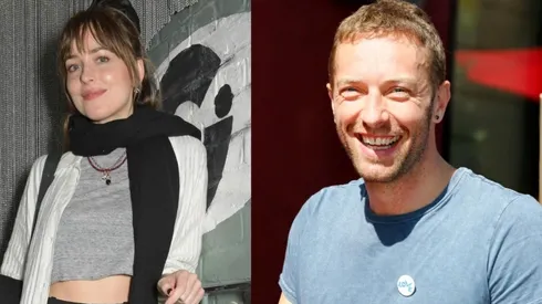 Chris Martin y Dakota Johnson