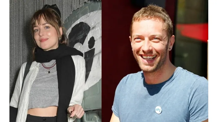 Chris Martin y Dakota Johnson