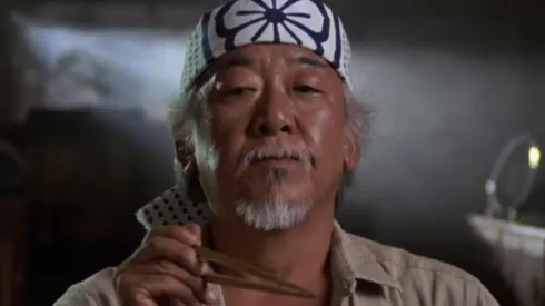 Pat Morita protagonizó Karate Kid en 1984.