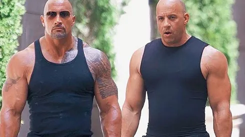 The Rock y Vin Diesel como Luke Hobbs y Dominic Toretto, respectivamente.