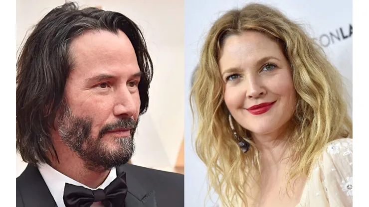 Keanu Reeves y Drew Barrymore mantuvieron un romance secreto.