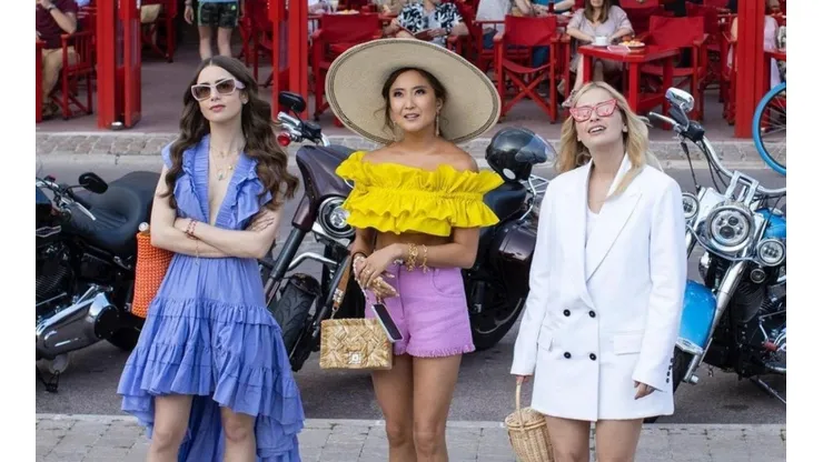 Las 3 protagonistas de Emily in Paris