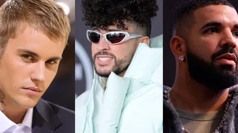Justin Bieber, Bad Bunny y Drake entre los artistas más escuchados del año.