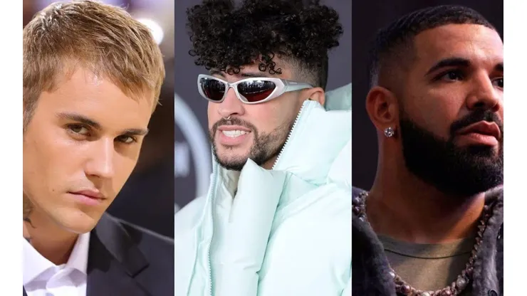 Justin Bieber, Bad Bunny y Drake entre los artistas más escuchados del año.