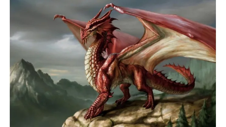 Un Dragón de D&D