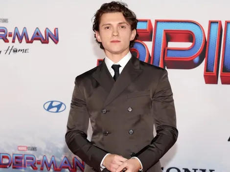FOTO: Tom Holland a puro llanto en la premiere de Spider-Man