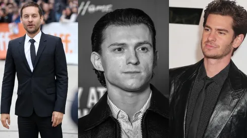 Tobey Maguire, Tom Holland y Andrew Garfield
