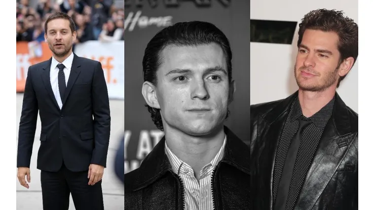 Tobey Maguire, Tom Holland y Andrew Garfield