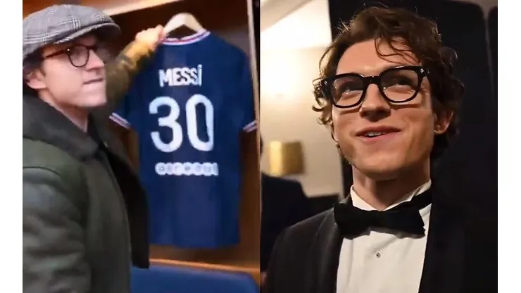 Imperdible: el video de Tom Holland robándole la camiseta a Lionel Messi y su reacción después de conocerlo.