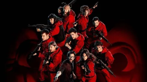 Los protagonistas de La Casa de Papel