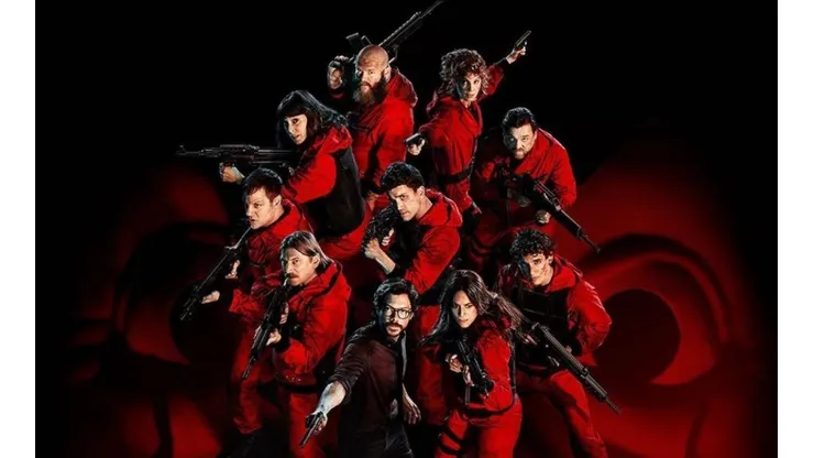 Los protagonistas de La Casa de Papel