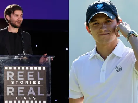 Tom Holland compartió una foto de Tobey Maguire