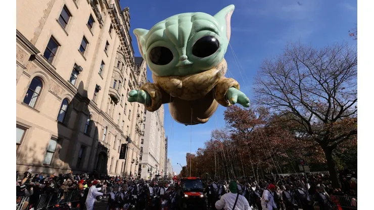 Baby Yoda, Goku, Pikachu y más: los personajes que llegaron al Desfile de Acción de Gracias de Macy's 2021 en Nueva York.