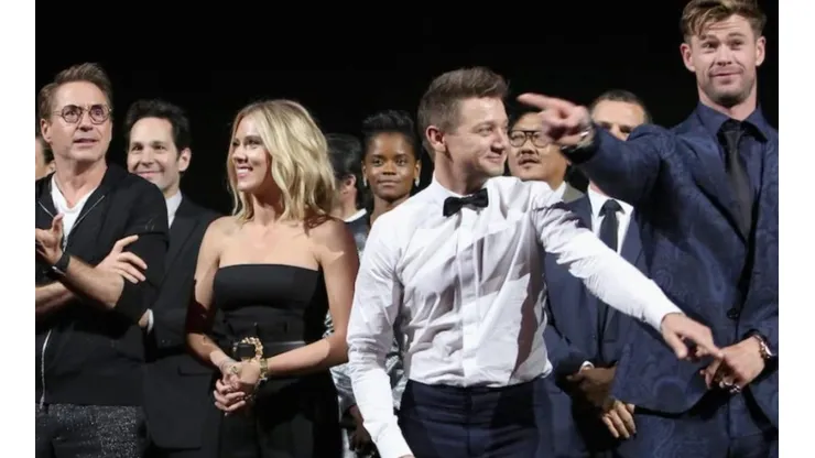 Parte de los protagonistas de Avengers: endgame