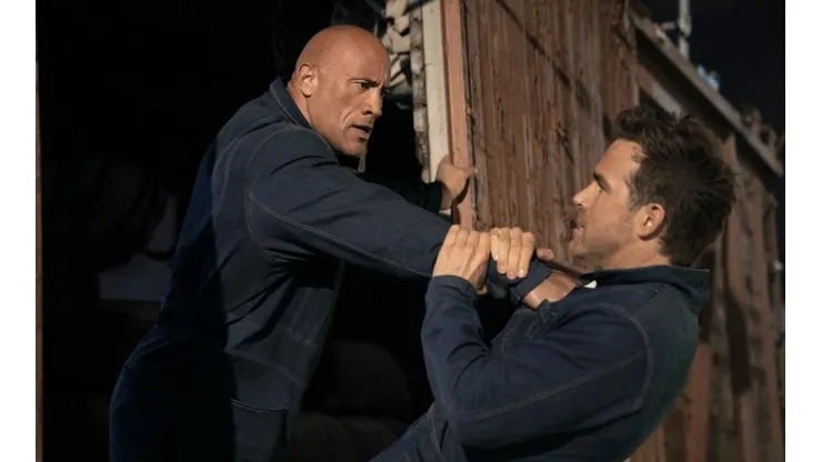 Dwayne Johnson y Ryan Reynolds.