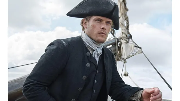 Sam Heughan en Jamie Fraser