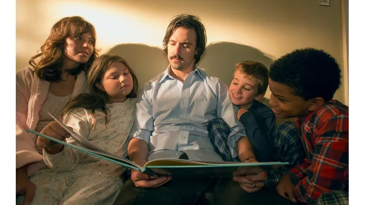 La familia Pearson: solo Milo Ventimiglia y Mandy Moore interpretán todas las versiones de sus personajes.