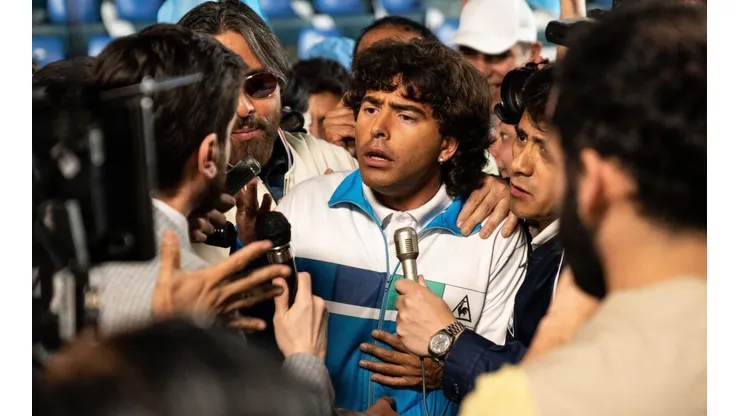 Nazareno Casero interpreta a Diego Maradona en Sueño Bendito.