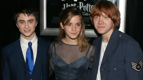 Daniel Radcliffe, Emma Watson y Rupert Grint
