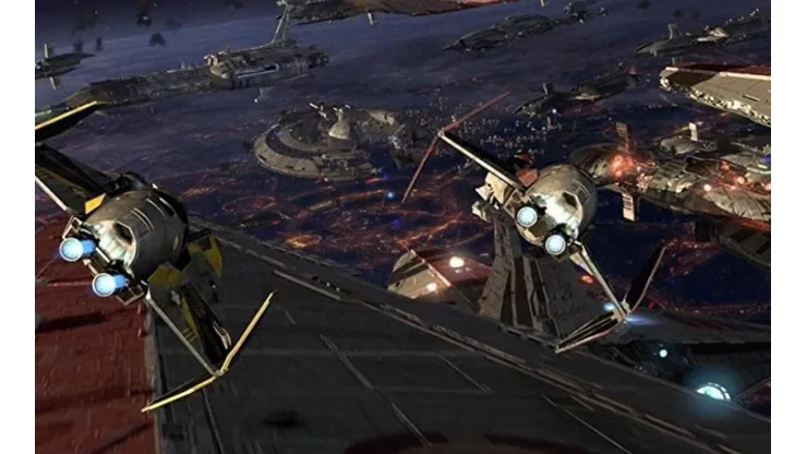 Un combate espacial de la saga