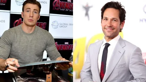 Paul Rudd y Chris Evans