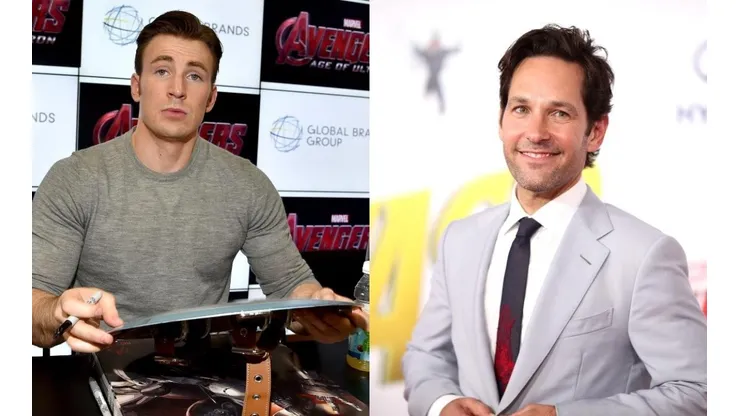 Paul Rudd y Chris Evans