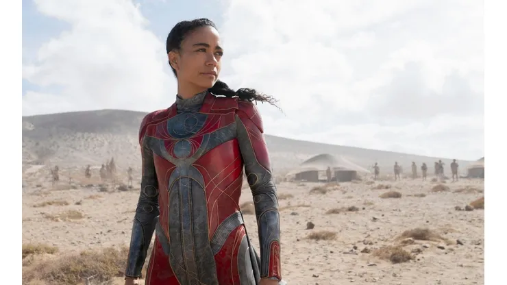 Makkari, interpretada por Lauren Ridloff.
