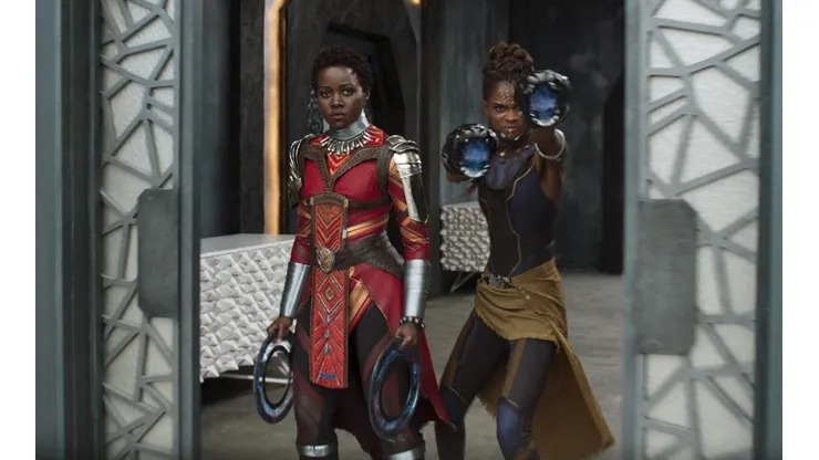 Lupita Nyong'o y Letitia Wright, dos de las figuras de Wakanda Forever.