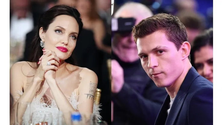 Angelina Jolie y Tom Holland