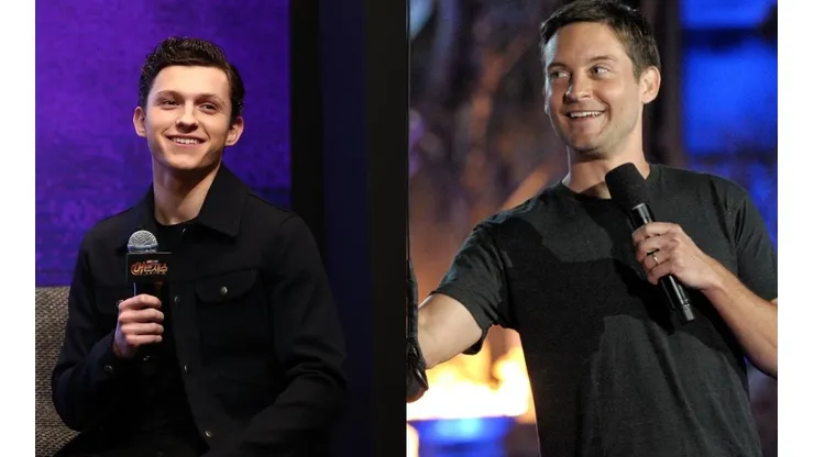 Tom Holland y Tobey Maguire