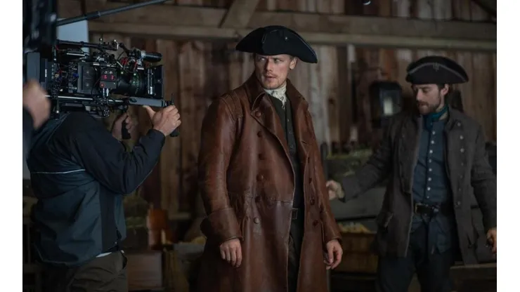Sam Heughan como Jamie Fraser