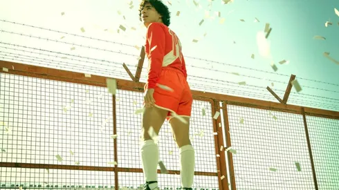 Nicolás Goldschmidt como Maradona.