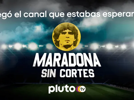 Pluto TV lanza un canal exclusivo sobre Diego Maradona
