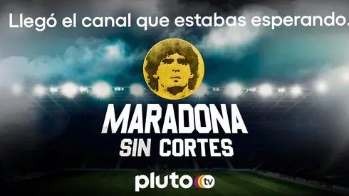 Pluto TV estrena un canal exclusivo sobre Maradona