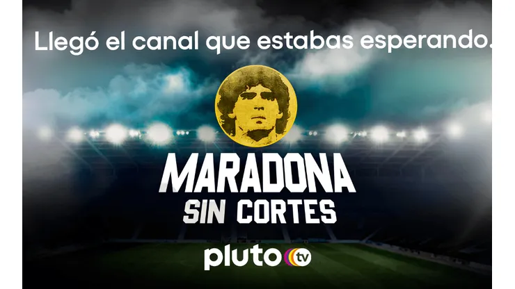 Pluto TV estrena un canal exclusivo sobre Maradona