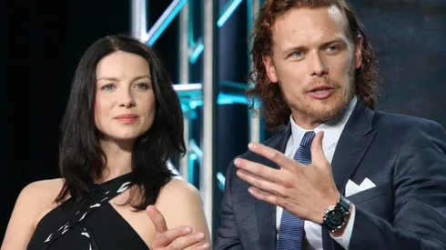 Sam Heughan y Caitriona Balfe